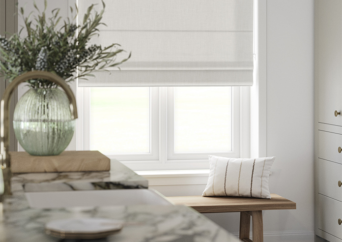 Laura Ashley Swanson, Dove Grey - Roman Blind - Image 5